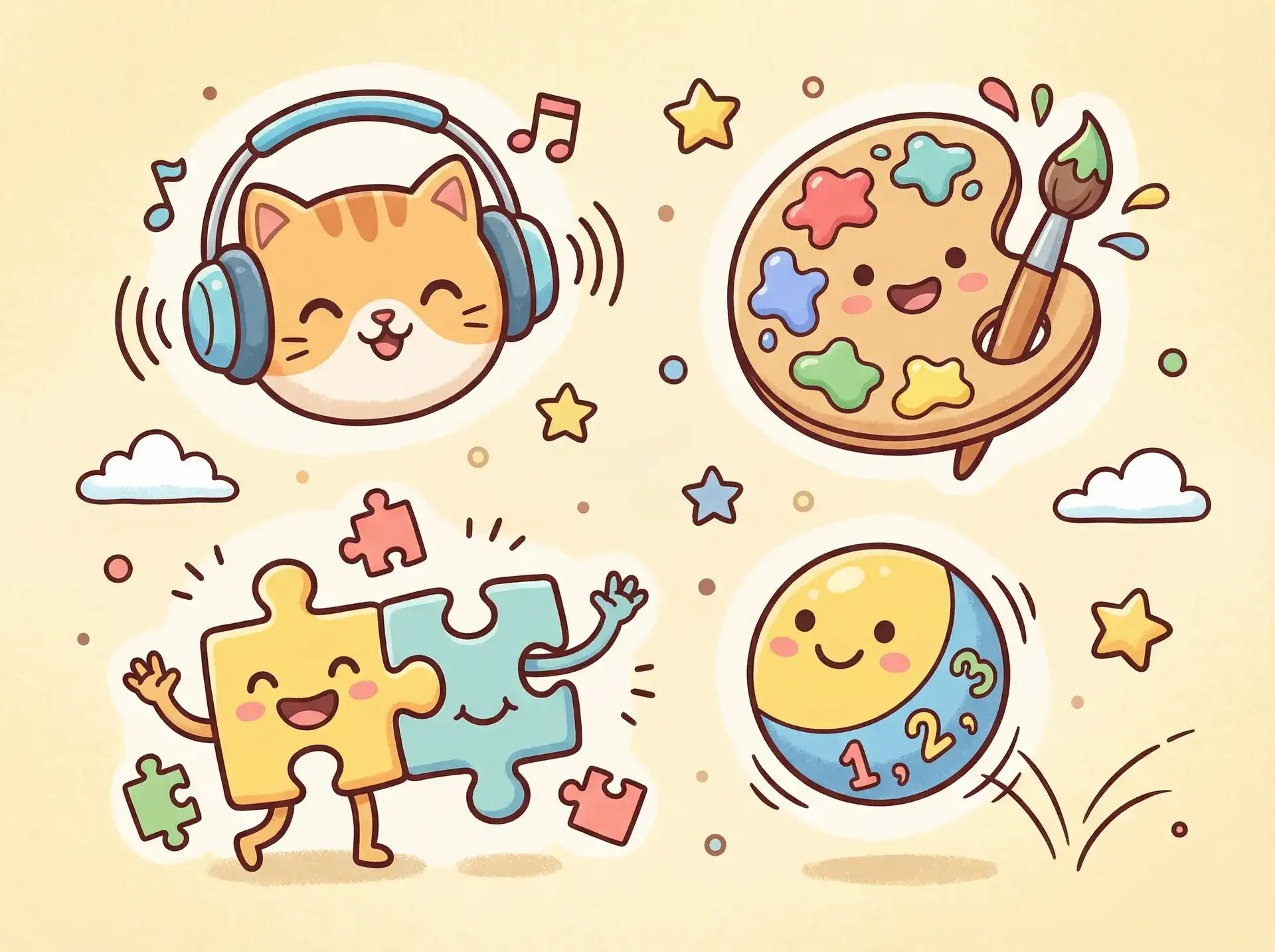 小朋友的手工作品 - 禁18 益智创作